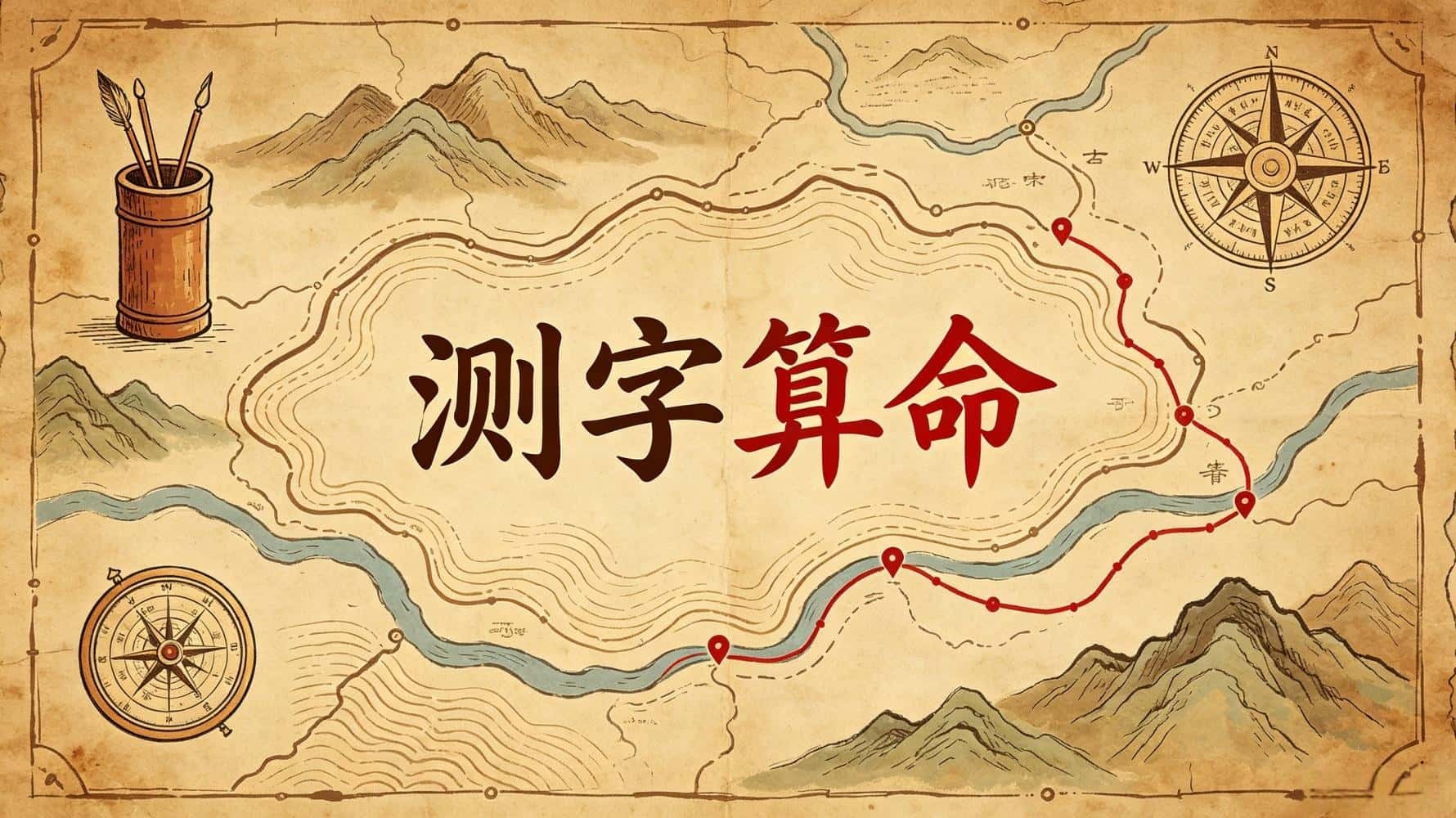 汉字里的命运密码：测字算命3个核心逻辑一次讲透